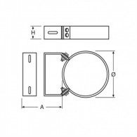 Adjustable anti-tip bracket